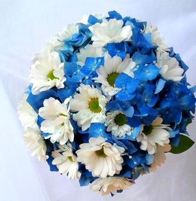 Svatební kytice "modrá louka" - Obrázok č. 1
