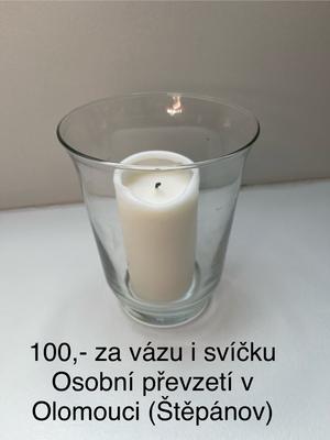 Váza se svíčkou Ikea - Obrázok č. 1
